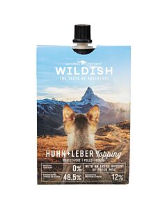 Wildish Cat Topping Poulet & Foie 100g