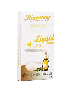 Harmony Cat Monoprotein Liquid Snack Huhn 5x14g