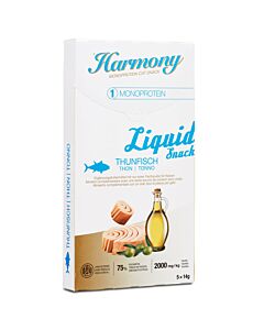 Harmony Cat Monoprotein Liquid Snack Thon 5x14g