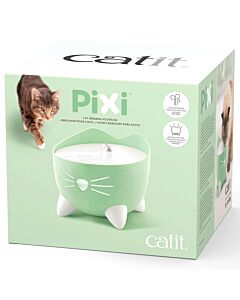 Catit Fontaine à eau Pixi Fountain Mint Green pour chats 2.5l