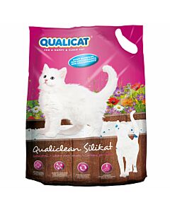 QUALICAT Qualiclean Silikat Litière pour chats non agglomérante 5l