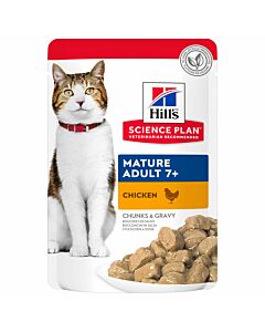 Hill's Science Plan Feline Senior Chicken Beutel 85g