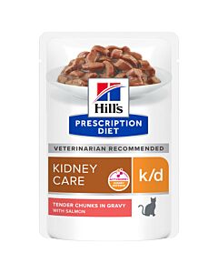 Hill's VET Katze Prescription Diet k/d Renal Health Lachs 12x85g