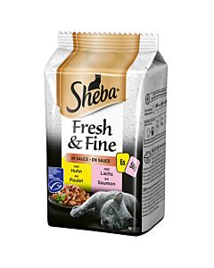 Sheba Fresh & Fine Feine Vielfalt 6x50g