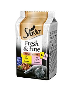 Sheba Fresh Fine Feine Vielfalt 12x6x50g