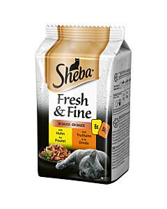 Sheba Fresh & Fine Geflügel Variation 6x50g