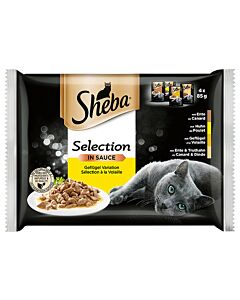Sheba Selection in Sauce Geflügel 4x85g