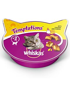 Whiskas Temptations Geflügel & Käse 60g