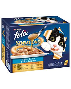 Felix Sensations Poissons en Sauce 12x100g