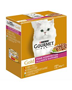 Gourmet d'or compositions fines 8x85g