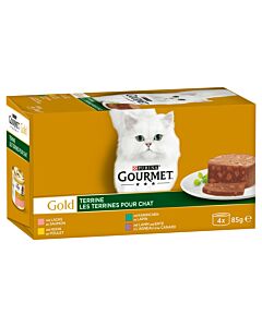 Gourmet Gold Terrine mit Kaninchen 12x4x85g