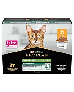 Pro Plan Cat Nutrisavour Sterilised Huhn Multipack10x85g