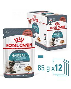 Royal Canin Chat Hairball Care en Sauce 12x85g