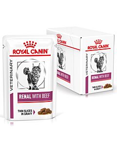 Royal Canin VET Chat Renal Boeuf 4x12x85g