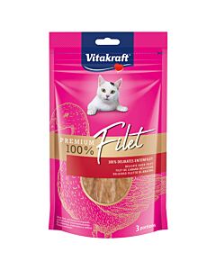 Vitakraft Snack pour chats Premium Filet Canard 54g