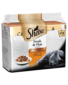 Sheba Fresh & Fine Variation mit Geflügel 15x50g