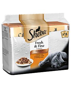Sheba Fresh & Fine Variation mit Geflügel 5x15x50g