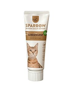 Sparrow Pet Leberwurstpaste mit CBD für Katzen