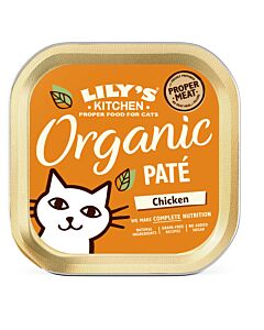 Lily's Kitchen Nassfutter für Katzen Organic Huhn 19x85g