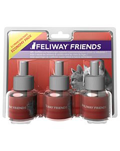 Feliway Friends flacon de recharge pack économique 3x48ml