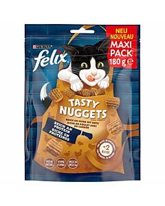 Felix Snacks pour chats Tasty Nuggets poulet & canard 180g