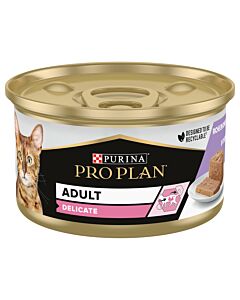 Proplan Cat Delicat Dinde Mousse 24x85g
