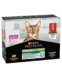 Pro Plan Cat Sterilised Rind in Sauce 10x85g