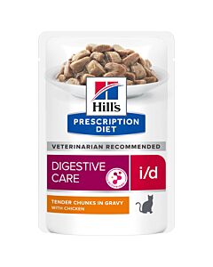 Hill's VET Chat nourriture humide Prescription Diet i/d Digestive Care Poulet