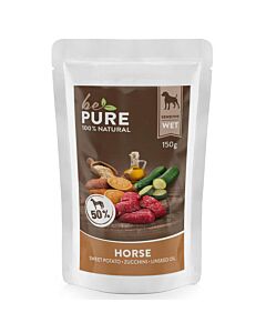 bePure Nassfutter Sensitive Pferd mit Süsskartoffel