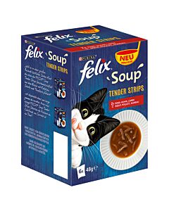 Felix Nourriture pour chats Soup Strips Viande