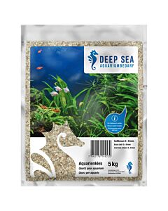 Deep Sea Quartz pour aquarium brun clair différentes tailles de grains 