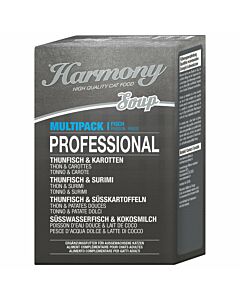 Harmony Cat Professional Soupe pour chats Multipack Poisson 