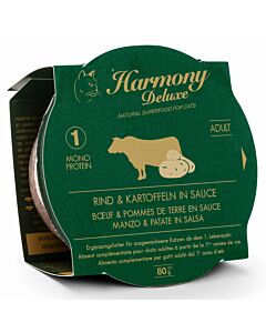 Harmony Cat Deluxe Cup Adult Rind & Kartoffeln in Sauce
