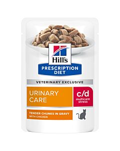 Hill's VET Chat Prescription Diet Urinary Care c/d Multicare Stress 12x85g