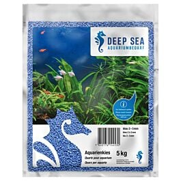 Deep Sea Quartz pour aquarium bleu, 5kg