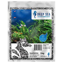 Deep Sea Aquariumkies schwarz-weiss, 2-3mm, 5kg