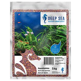 Deep Sea Quartz pour aquarium orange-brun-noir, 5kg
