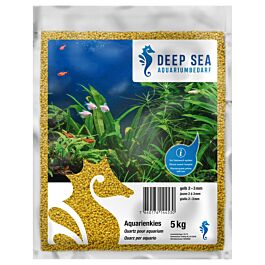 Deep Sea Quartz pour aquarium jaune, 5kg