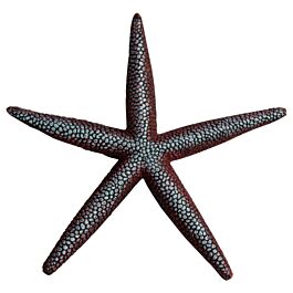 Deep Sea Décoration d'aquarium étoile de mer violette 12.5x12x2cm