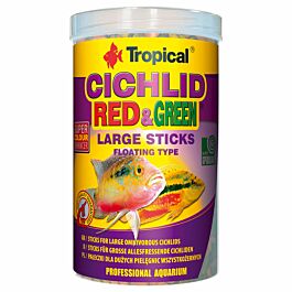 Tropical Cichlid Red&Green Large Sticks 1000ml
