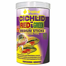 Tropical Cichlid Red&Green Medium Sticks 1000ml