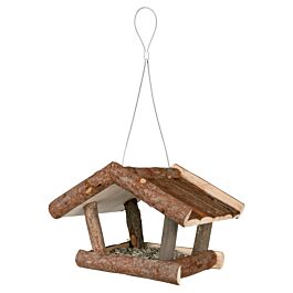 Trixie Natural Living Mangeoire 32x23x20cm - Maison en bois pour oiseaux