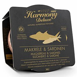 Harmony Dog Deluxe Mini Adult Maquereau & Sardines nourriture humide 100g
