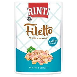 Rinti Filetto Hundefutter Huhnfilet mit Lachs 100g