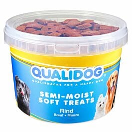 QUALIDOG Snacks pour chien Semi-Moist Boeuf 1.6kg
