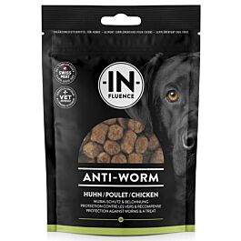 In-Fluence Anti-Worm Snack pour chiens Poulet 100g