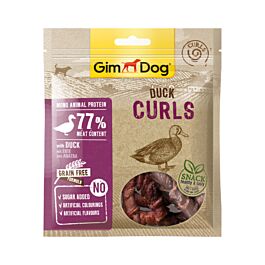 GimDog Duck Curls Hundesnack 55g
