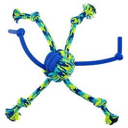Zeus Hundespielzeug K9 Fitness Rope & TPR Spider Ball
