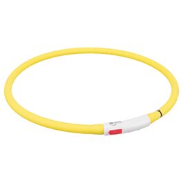 Trixie SL Flash Collier lumineux pour chiens USB XS–XL jaune