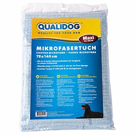QUALIDOG Serviette microfibre emballage en allemand, français & italien L